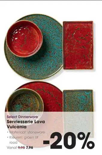 Hanos Select Dinnerware Serviesserie Lava Vulcania aanbieding