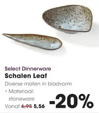 Select Dinnerware Schalen Leaf