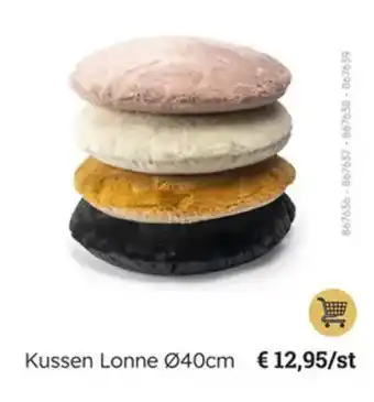 Multi bazar Kussen Lonne Ø40cm aanbieding