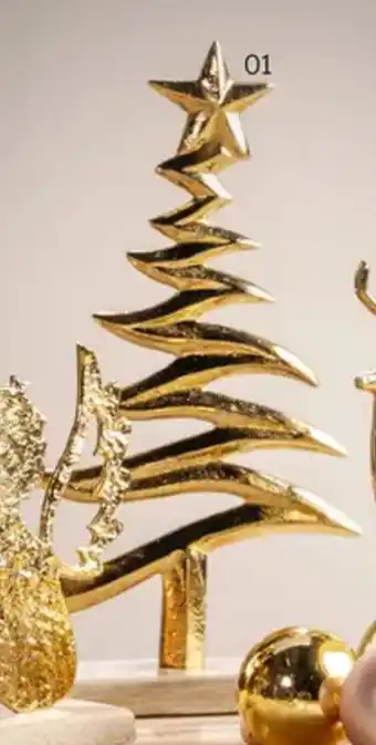 Multi bazar Ornament kerstboom Rohan H30cm aanbieding