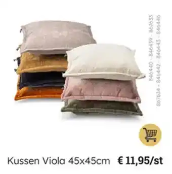 Multi bazar Kussen Viola 45 x 45cm aanbieding