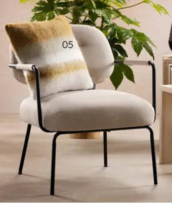 Multi bazar Lounge stoel Dillon stof Basel beige 66 x 72 x H79cm aanbieding