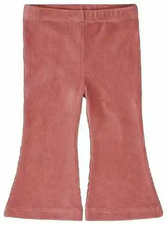 HEMA HEMA Babylegging Flared Rib Corduroy Roze (roze) aanbieding