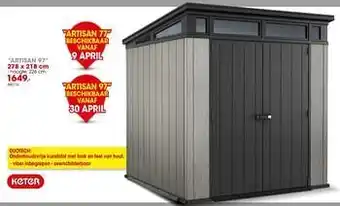 Hubo Tuinhuis in duotech artisan 97 aanbieding
