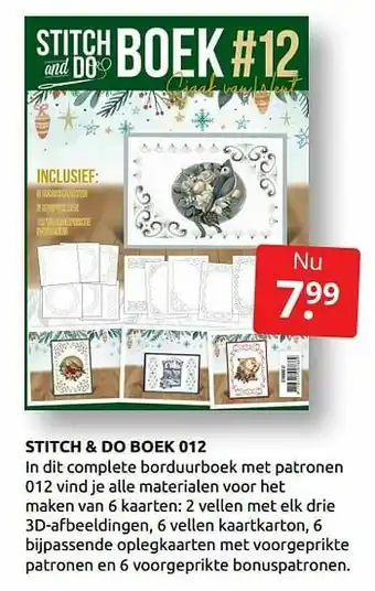 Boekenvoordeel Stitch + do boek 012 aanbieding