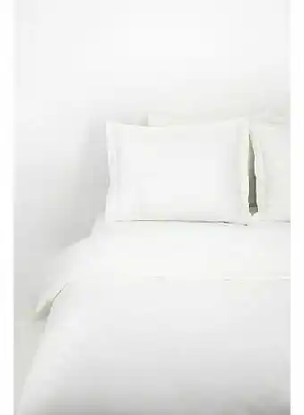 HEMA HEMA Dekbedovertrek - Hotel Katoen Satijn - Stip Wit (wit) aanbieding