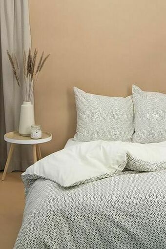 HEMA HEMA Dekbedovertrek - Zacht Katoen - Wit Stip (wit) aanbieding