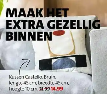 Intratuin Kussen castello aanbieding