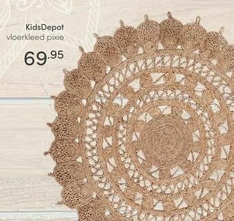 Baby & Tiener Kidsdepot vloerkleed pixie aanbieding