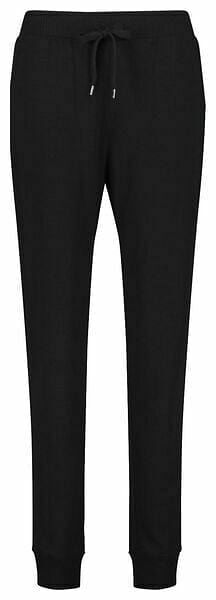 HEMA HEMA Dames Pyjamabroek Sweat Zwart (zwart) aanbieding