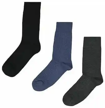 HEMA HEMA Herensokken 3 Paar Wafel Blauw (blauw) aanbieding