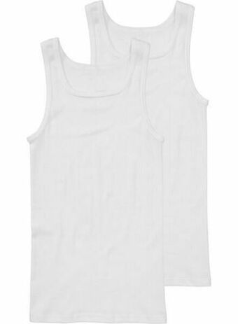HEMA 2-pak Herenhemden Wit (wit)