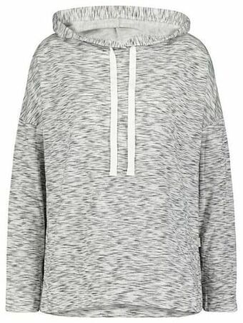 HEMA Capuchonsweater &apos;love To Relax&apos; Grijsmelange (grijsmelange)