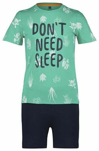 HEMA HEMA Kindershortama Planten Groen (groen) aanbieding