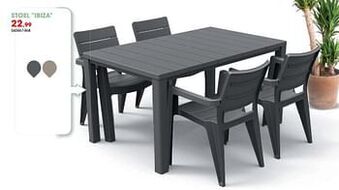 Hubo Stoel ibiza aanbieding