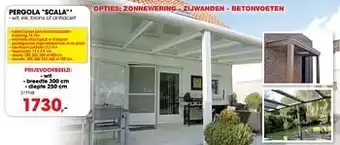 Hubo Pergola scala aanbieding