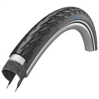 Decathlon Schwalbe - buitenband - delta cruiser plus - 28 inch x 1.40 - zwart reflecterend aanbieding