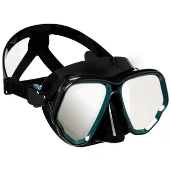 Decathlon Duikbril 500 dual zwart grijs spiegelglas aanbieding