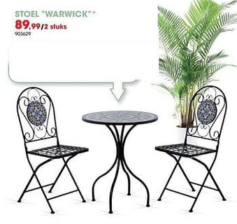 Hubo Stoel warwick aanbieding