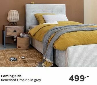 Coming kids tienerbed lima riblin grey