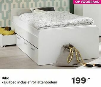 Baby & Tiener Bibo kajuitbed inclusief rol lattenbodem aanbieding