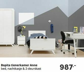 Bopita tienerkamer anne