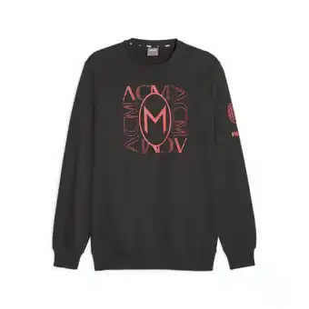 Decathlon Ac milan ftblcore sweatshirt puma black for all time red aanbieding