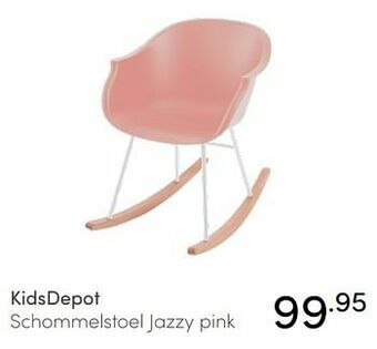 Baby & Tiener Kidsdepot schommelstoel jazzy pink aanbieding