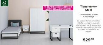 Tienerkamer steel