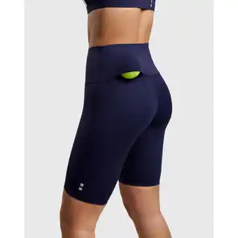 Decathlon Smart tennis/padel short legging met balzak dames marineblauw aanbieding