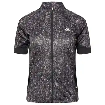 Decathlon Aep propell dames baanwielrennen t-shirt - donkergrijs roze print aanbieding