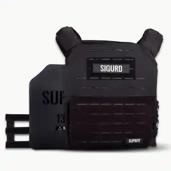Decathlon Sigurd 3d gewichtsvest, 2 x 2,6 kg gewichten, zwart aanbieding