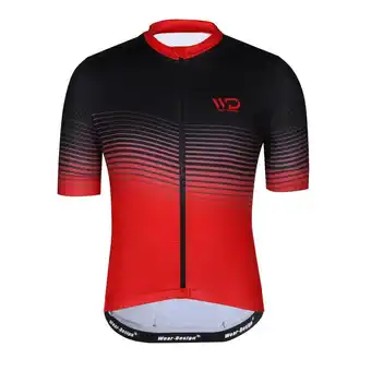 Decathlon Wave trui met korte mouwen zwart/rood aanbieding
