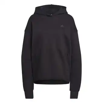 Decathlon Dames sweatshirt met capuchon adidas run icons made with nature comfy run aanbieding