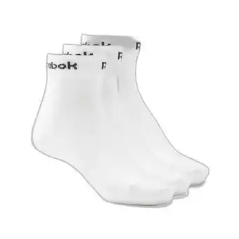 Decathlon Set van 3 paar sokken reebok active core ankle aanbieding