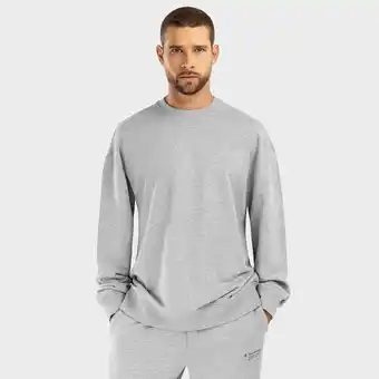 Decathlon Sweatshirt lifestyle siroko ash parelgrijs heren aanbieding