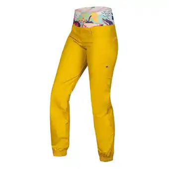 Decathlon Damesbroek ocun sansa yellow aanbieding