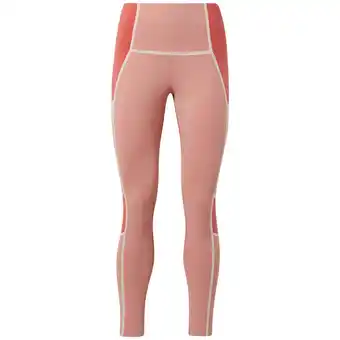 Decathlon Dames legging reebok lux colorblock aanbieding