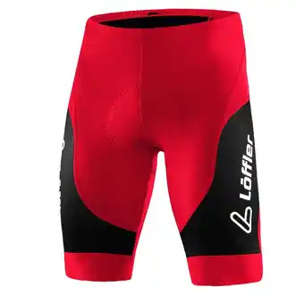 Decathlon Fietsbroek kort m bike tights winner iii heren - rood aanbieding