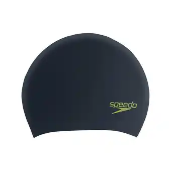 Decathlon Speedo long hair cap junior black aanbieding