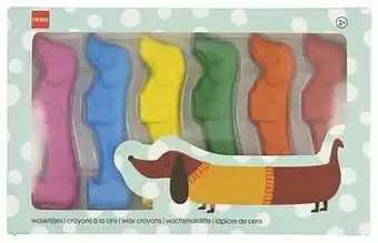 HEMA Waskrijtjes Tekkel - 6 Stuks