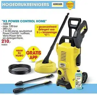 Kärcher hogedrukreinigers k3 power control home