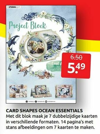 Card shapes ocean essentials