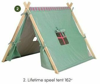 Baby & Tiener Lifetime speel tent aanbieding