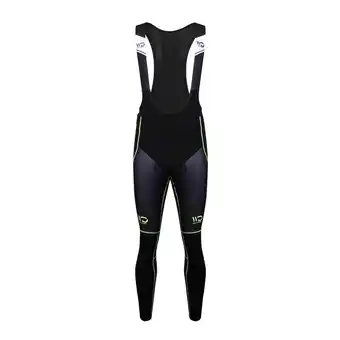 Decathlon Wear design luxury cold - heren winterfietsbroek zwart/geel aanbieding
