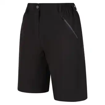 Decathlon Xert stretch korte wandelbroek voor dames - zwart aanbieding