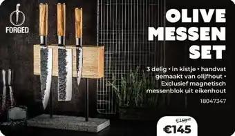 Olive messen set