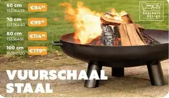 Europoint Vuurschaal staal aanbieding