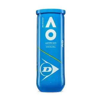 Decathlon Set van 3 tennisballen dunlop australian open aanbieding