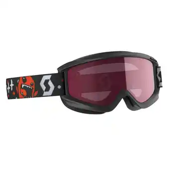 Decathlon Ski- en snowboardbril agent black orange enhancer cat s2 kinderen aanbieding